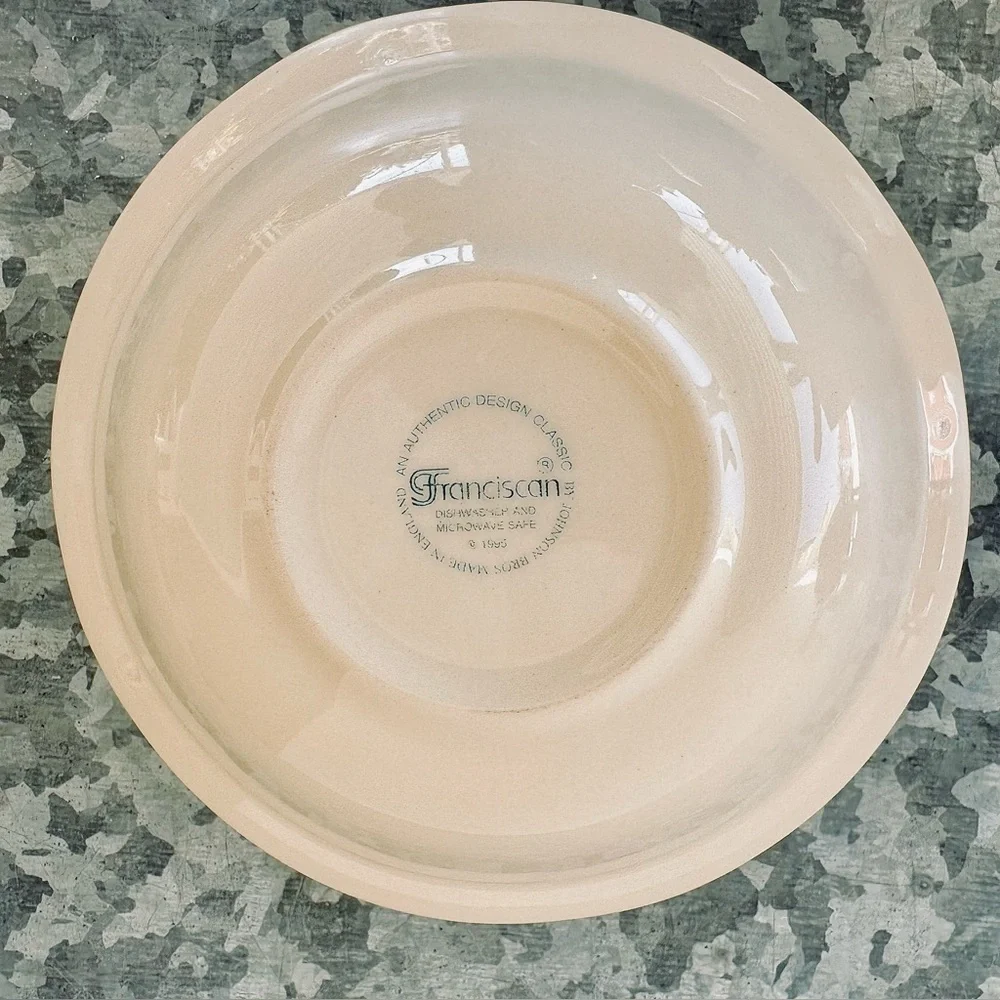 VTG Franciscan Desert Rose‎ FOUR bowls 5.75” Made in England